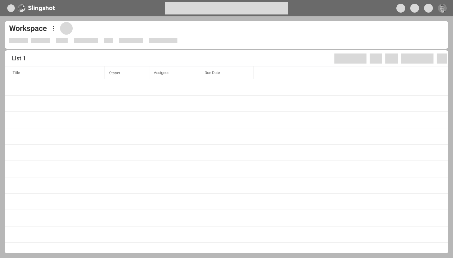 Automation action wireframe