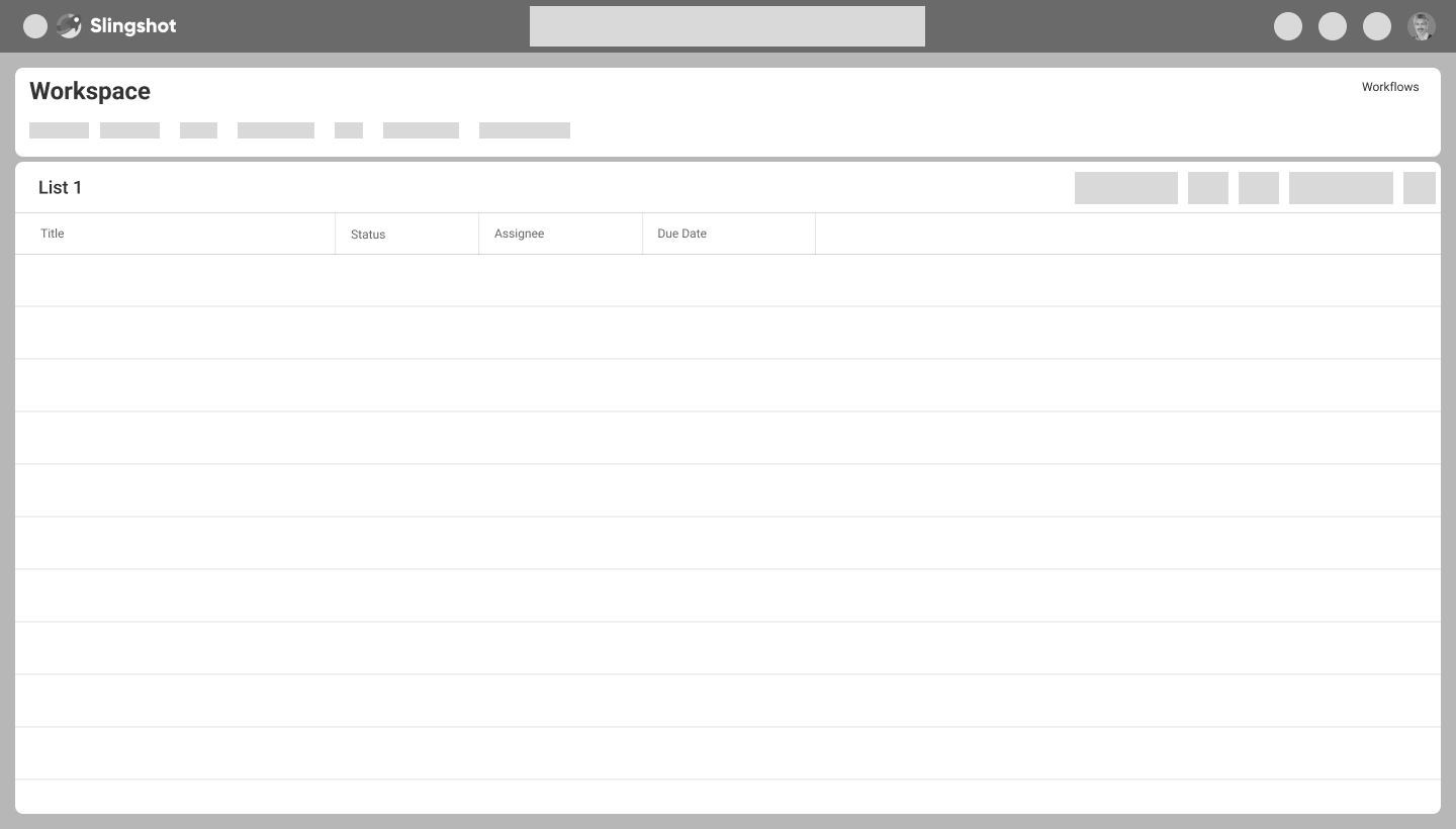 Automation builder wireframe